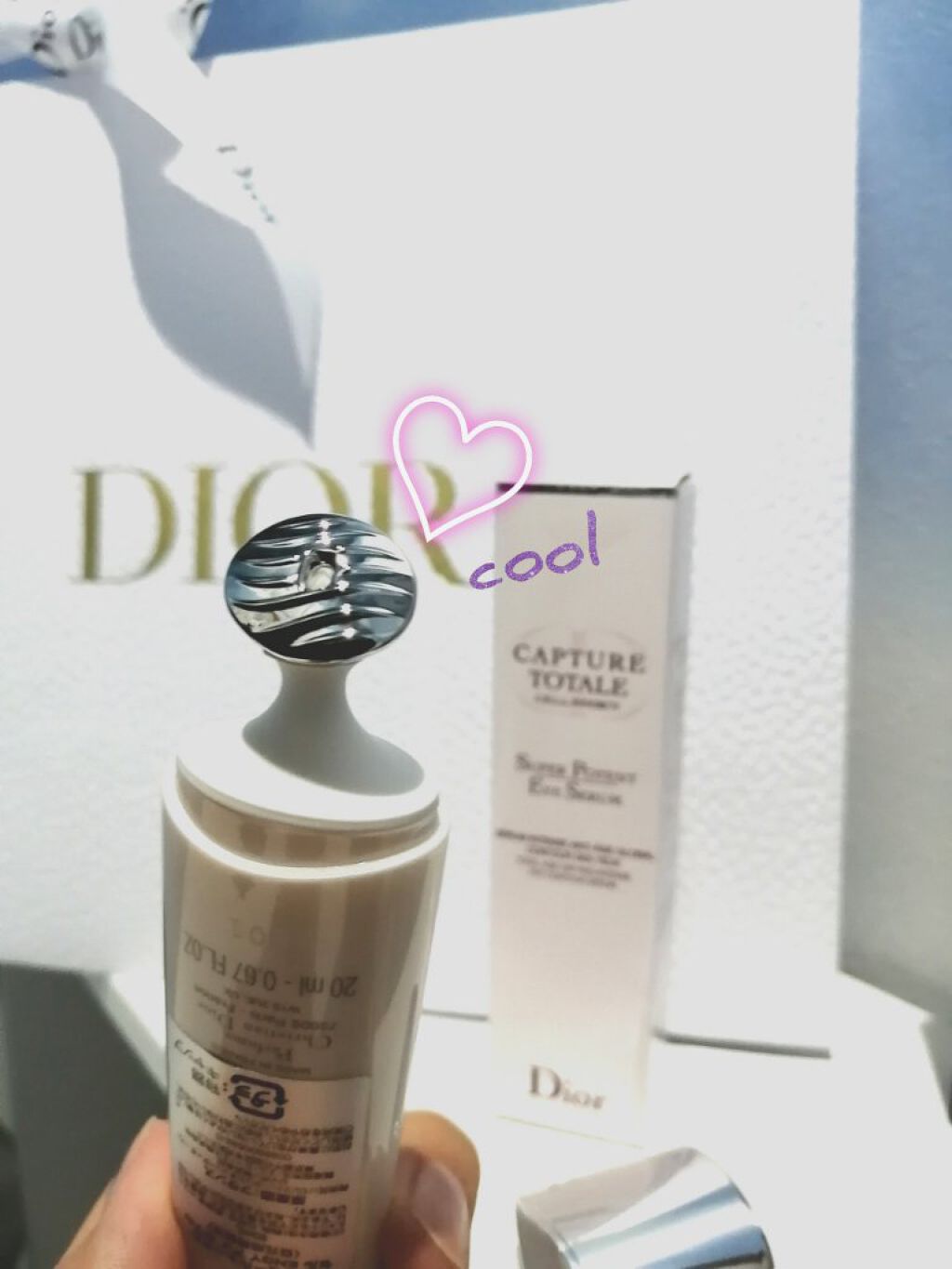 カプチュール トータル セル ENGY アイ セラム/Dior/アイケア・アイクリームを使ったクチコミ（2枚目）