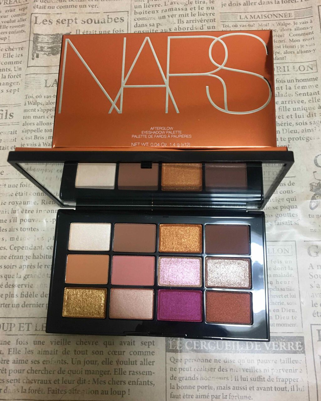 アフターグロー アイシャドーパレット/NARS/アイシャドウパレットを使ったクチコミ(1枚目)