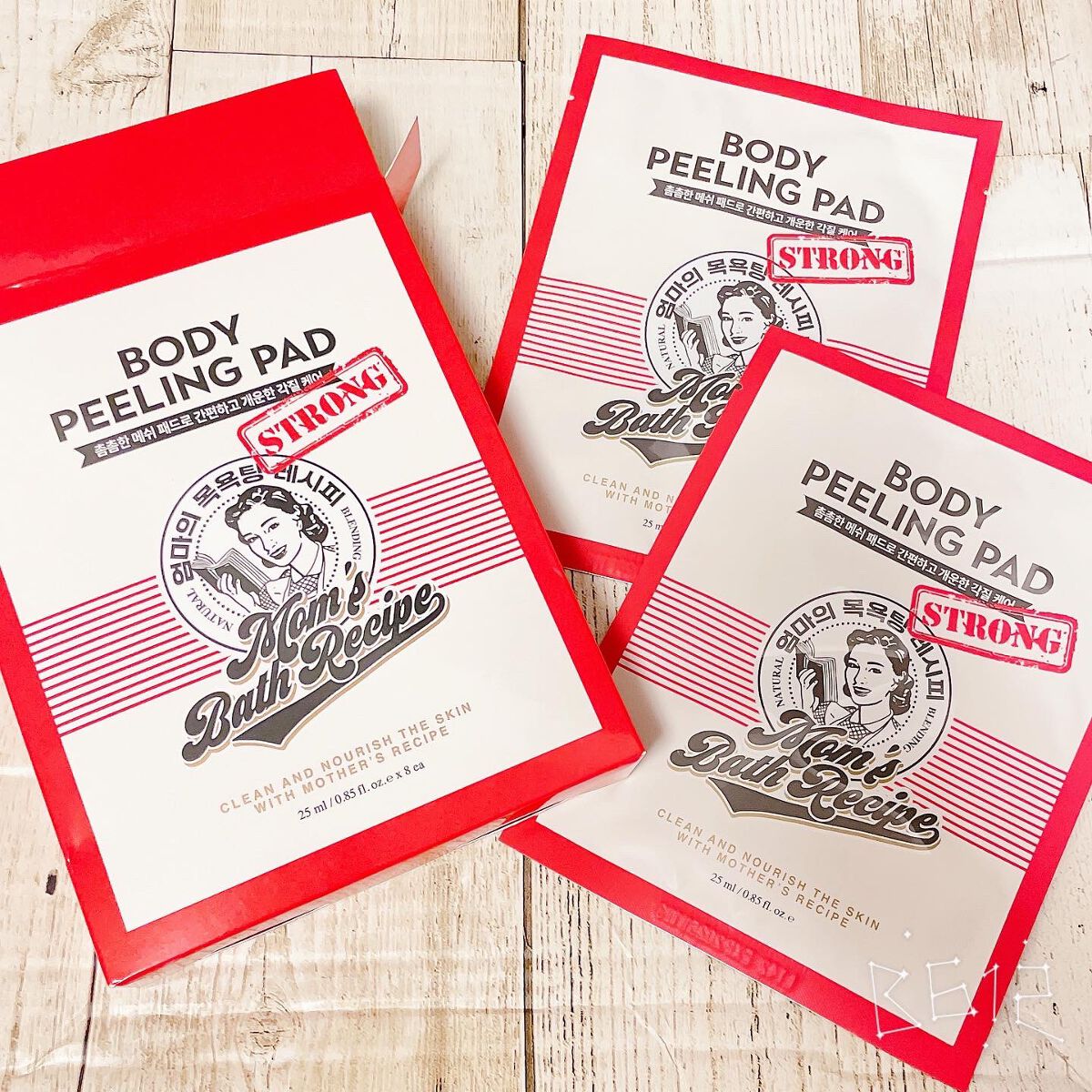 ボディピーリングパッド/Mom’s Bath Recipe/ピーリングを使ったクチコミ（2枚目）