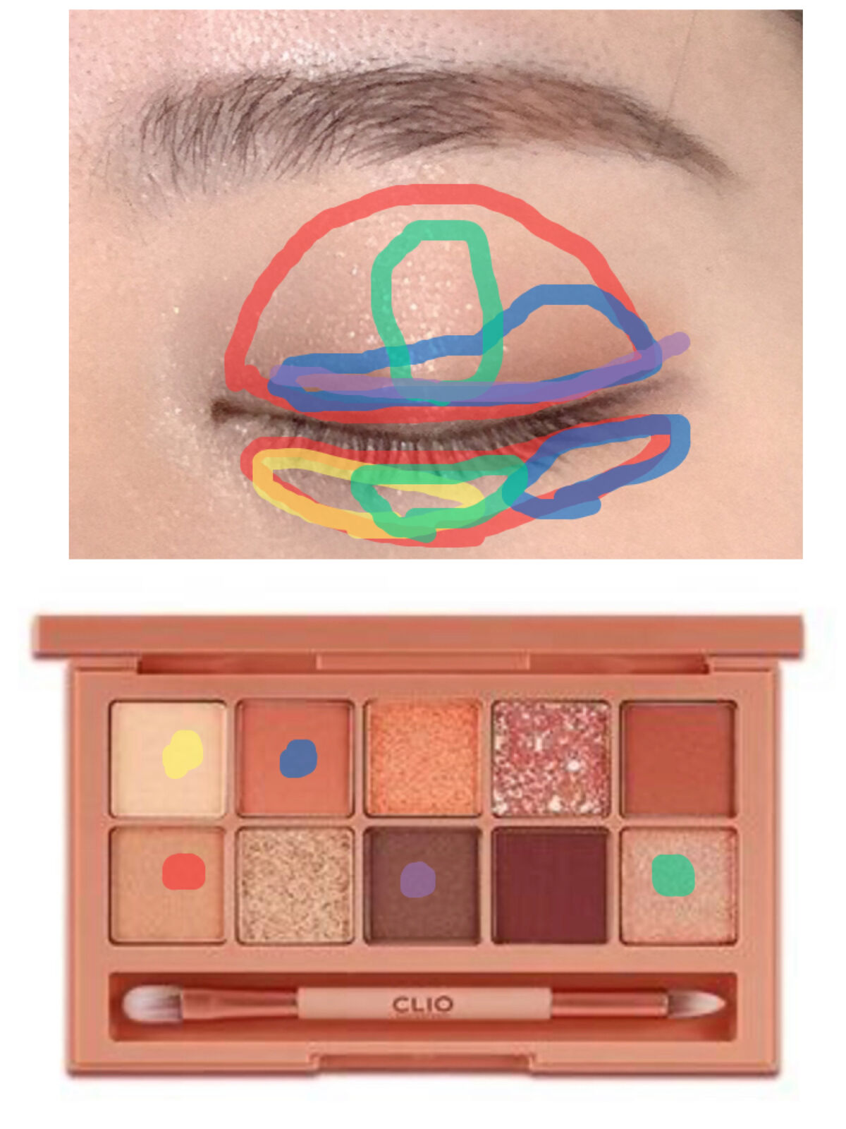 プロ アイ パレット/CLIO/アイシャドウパレットを使ったクチコミ（2枚目）