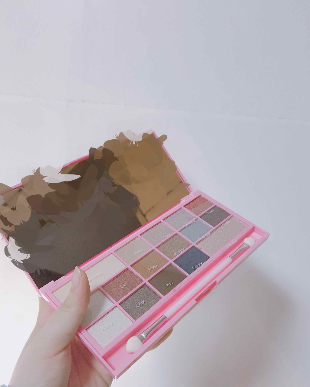 アイラブチョコレート ピンクフィズ/MAKEUP REVOLUTION/アイシャドウパレットを使ったクチコミ（3枚目）