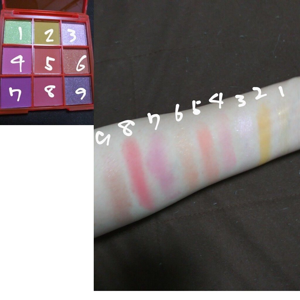 UR GLAM　BLOOMING EYE COLOR PALETTE/U R GLAM/アイシャドウパレットを使ったクチコミ（3枚目）