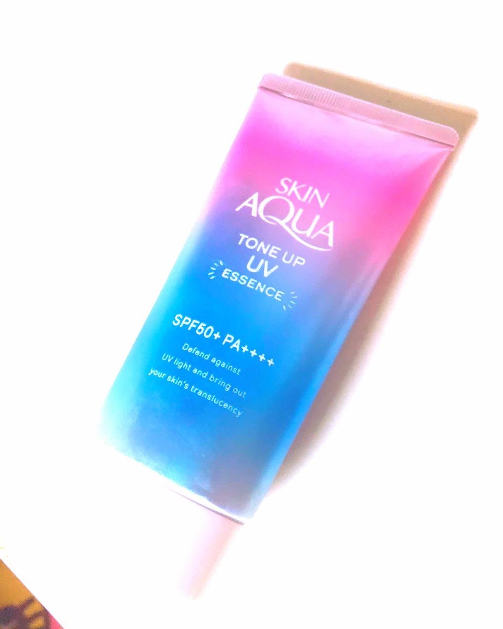 スキンアクア トーンアップUVエッセンス/スキンアクア/日焼け止めクリームを使ったクチコミ(1枚目)