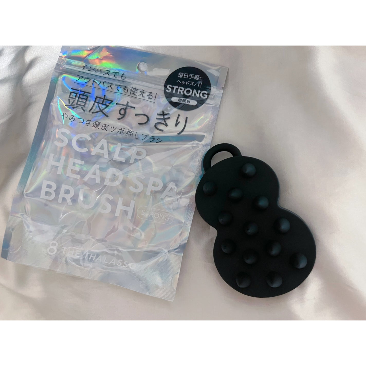 スパ やみつき 頭皮ツボ押しブラシ ストロング/エイトザタラソ/スカルプブラシを使ったクチコミ(2枚目)