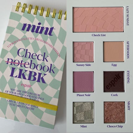 22S/Sルックブック ミントチェック/espoir/アイシャドウパレットを使ったクチコミ(3枚目)