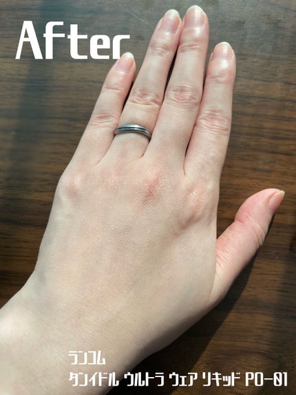 タンイドル ウルトラ ウェア リキッド/LANCOME/リキッドファンデーションを使ったクチコミ(4枚目)