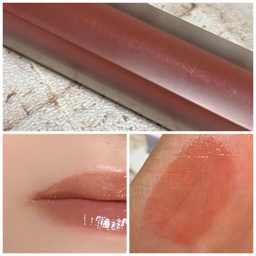 トーン ペタル エッセンス グロス/to/one/リップグロスを使ったクチコミ(2枚目)