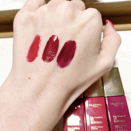 コンフォート リップオイル インテンス 02 インテンス プラム(限定カラー)/CLARINS/リップグロスを使ったクチコミ(2枚目)