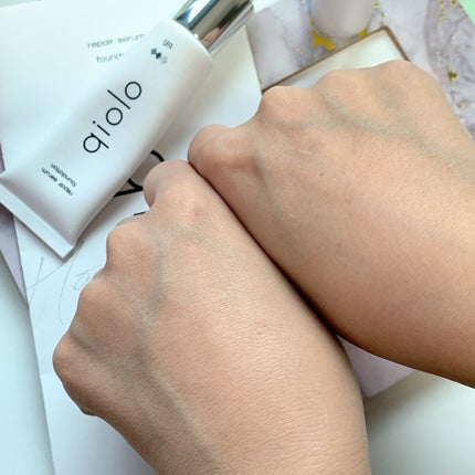 qiolo 美容液ファンデーション/tifi/リキッドファンデーションを使ったクチコミ(7枚目)