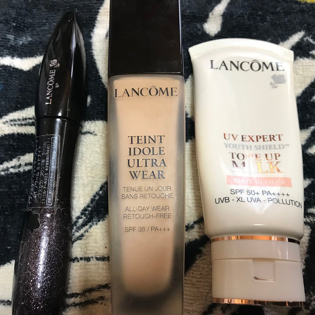 まちゃのまろ on LIPS 「今日使った化粧品の紹介です✨優秀なランコムの化粧下地とリキッド..」(1枚目)