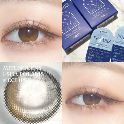 POLARIS/i-sha/カラーコンタクトレンズを使ったクチコミ(1枚目)