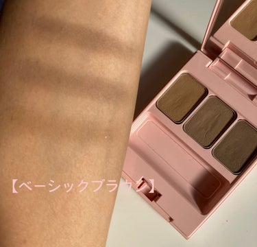  フーミー アイブロウパウダー basic brown 【WEB限定】/WHOMEE/パウダーアイブロウを使ったクチコミ（3枚目）