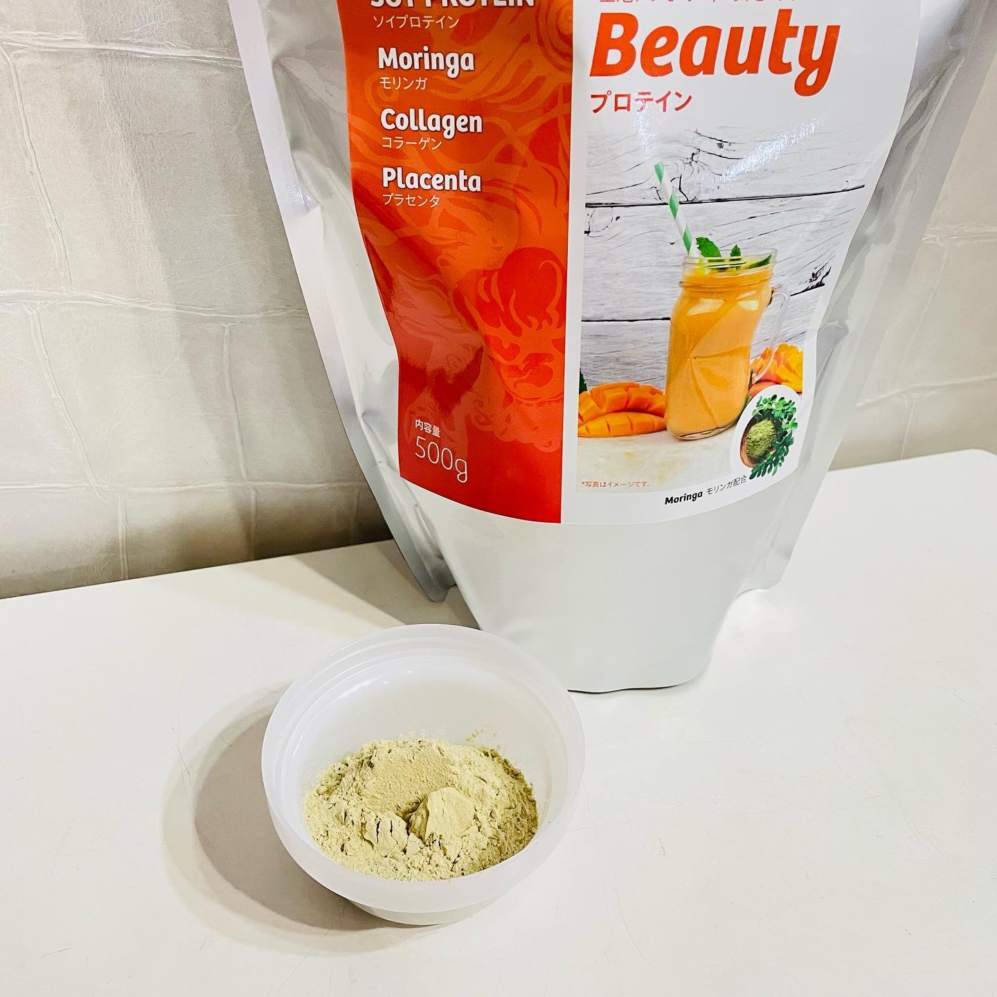 チャンププロテイン モリンガー入りビューティ/浜田産業/ソイプロテインを使ったクチコミ（2枚目）