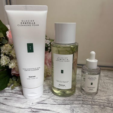 feelxo GLACIER NIACINAMIDE SERUMのクチコミ「韓国アイドルが認めるスキンケアブランド
GLACIER CENTELLA
をお試しです♪
今回.....」（1枚目）