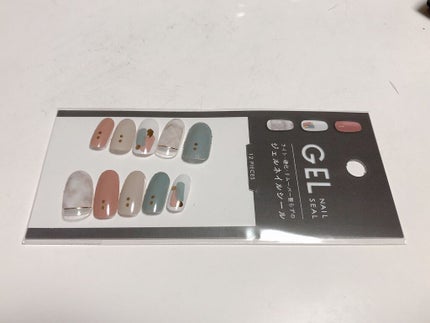 ジェルネイルシール/キャンドゥ/ネイルシールを使ったクチコミ(1枚目)