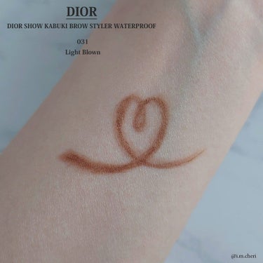 ディオールショウ カブキ ブロウ スタイラー ウォータープルーフ/Dior/アイブロウペンシルを使ったクチコミ（4枚目）