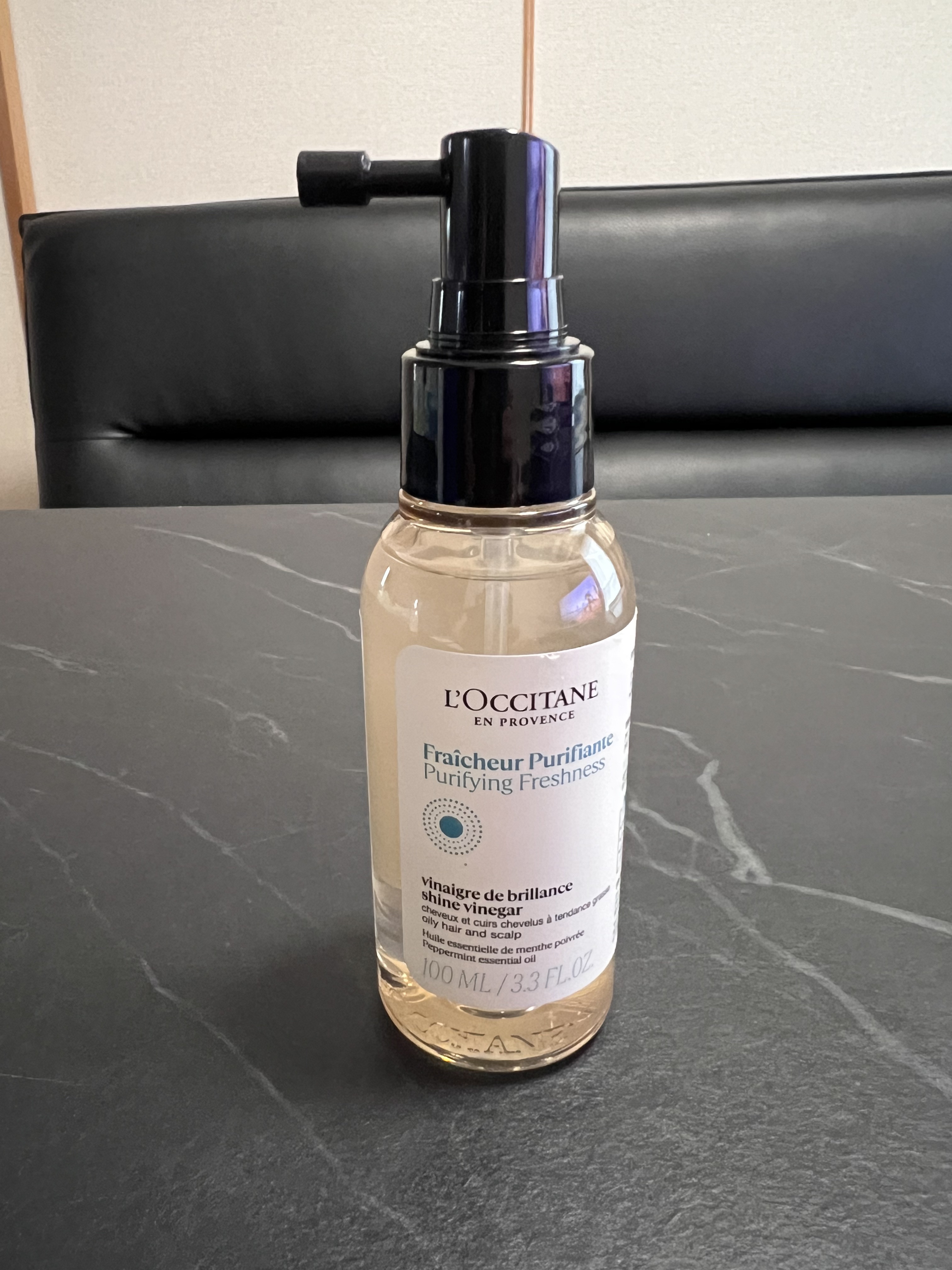 ピュアフレッシュ シャイニングビネガー/L'OCCITANE/ヘアミストを使ったクチコミ（1枚目）