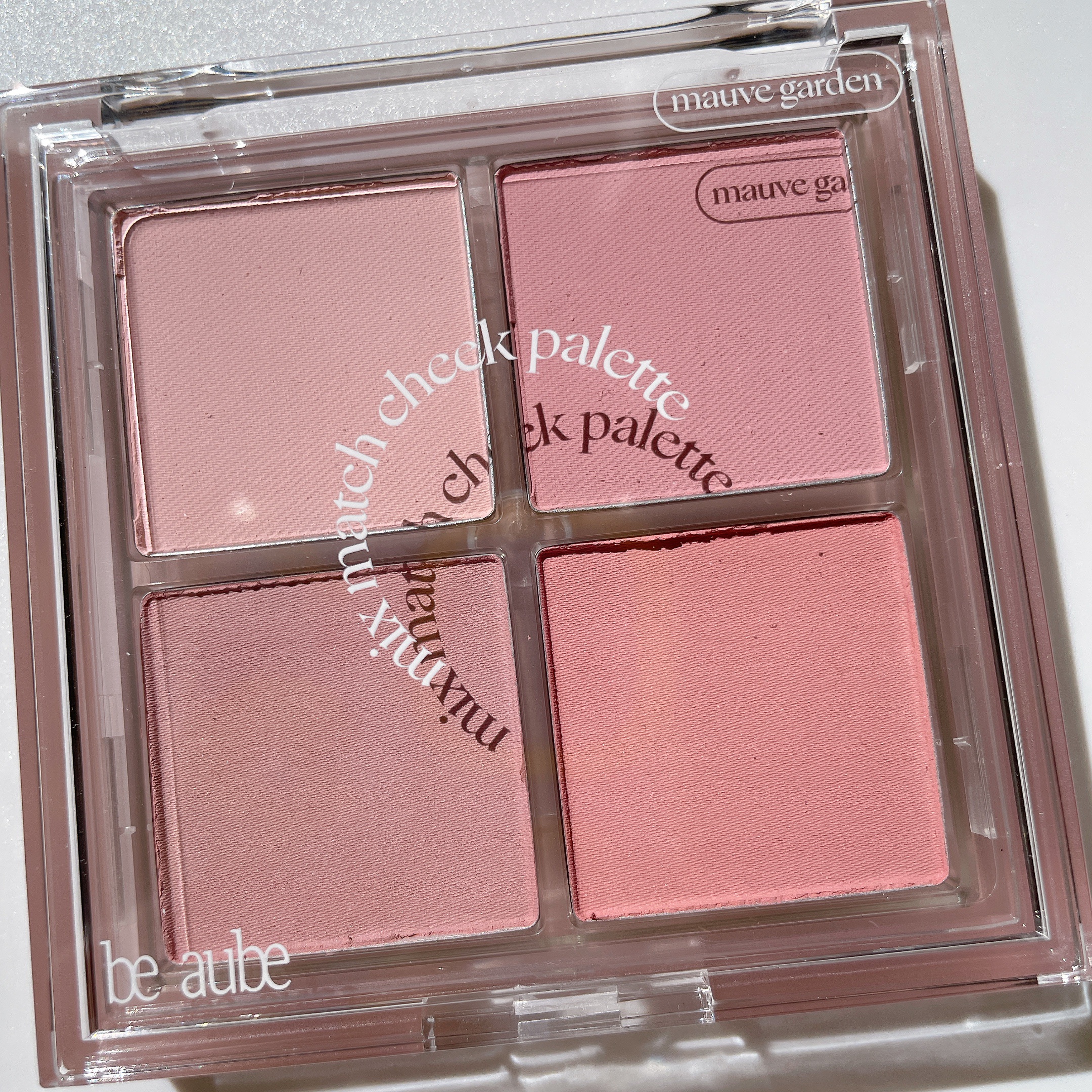 ミックスマッチチークパレット｜be aubeの口コミ - be aubeのチーク