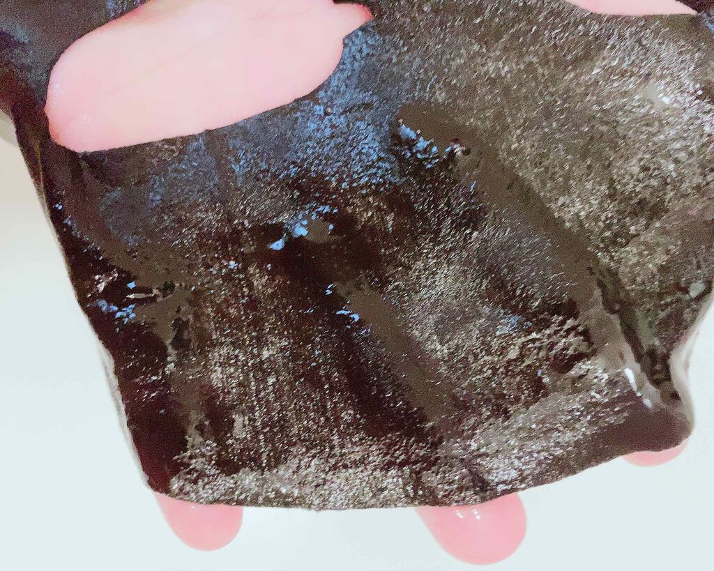 ディープブラック アクアモイスチャー シートマスク/ALFACE+/シートマスク・パックを使ったクチコミ(3枚目)