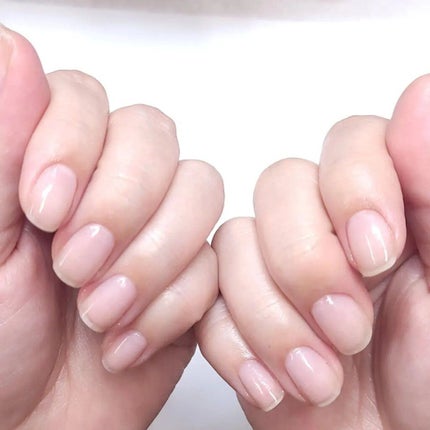 mayu on LIPS 「TSUMECARE+ベースコート仕上げです❤健康的で清潔感のあ..」(1枚目)