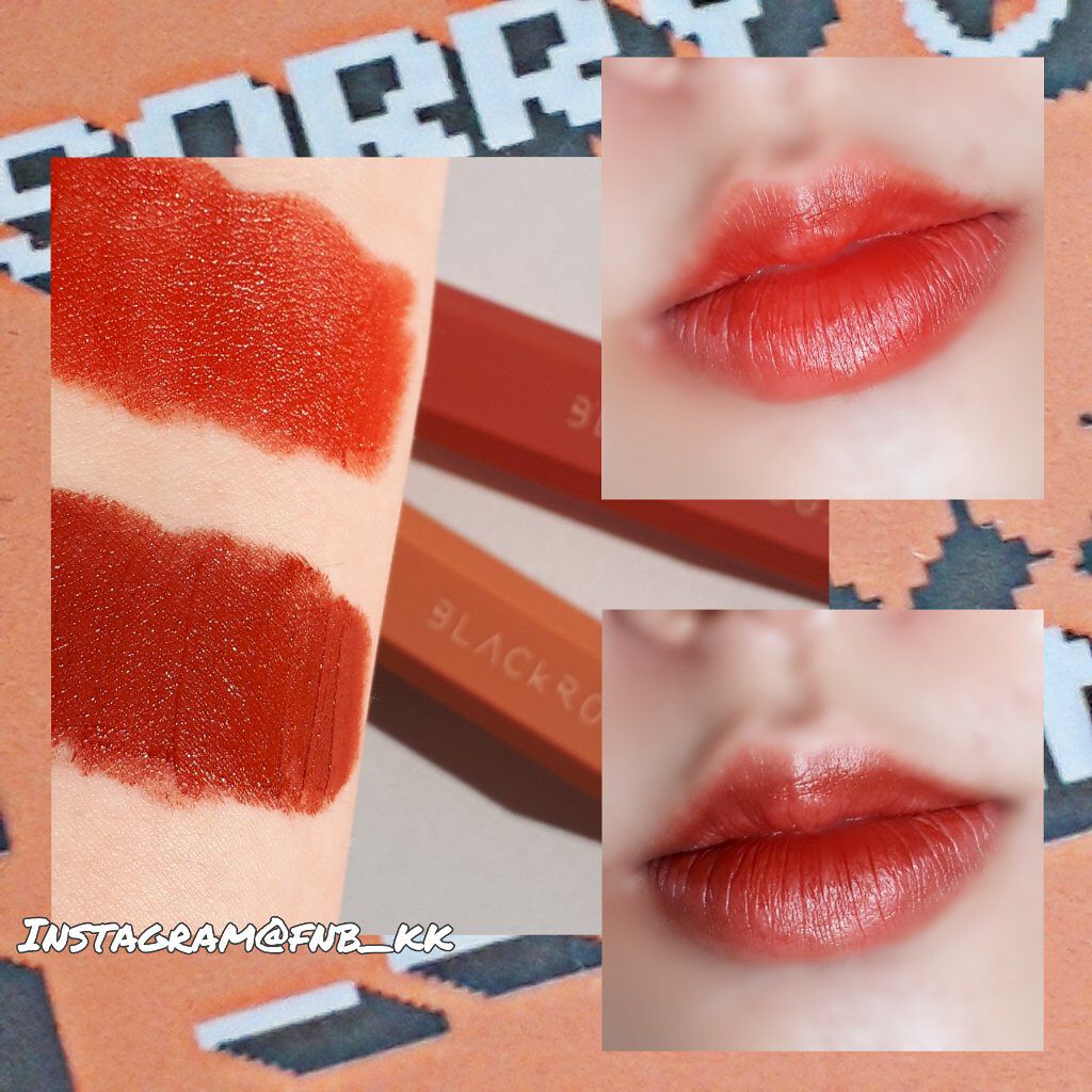 ハーフアンドハーフウォーターベルベットティント/BLACK ROUGE/リップティントを使ったクチコミ（2枚目）