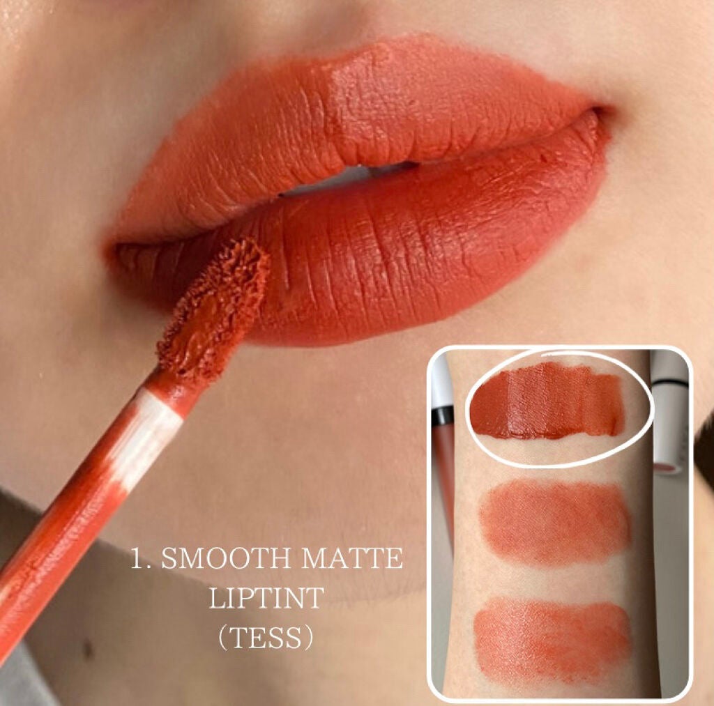 スムースマットリップスティック/Laka/口紅を使ったクチコミ(4枚目)