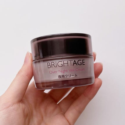 オーバーナイト ヴェールクリーム/BRIGHTAGE/フェイスクリームを使ったクチコミ(2枚目)