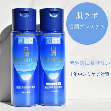 白潤プレミアム薬用浸透美白化粧水/肌ラボ/化粧水を使ったクチコミ（1枚目）