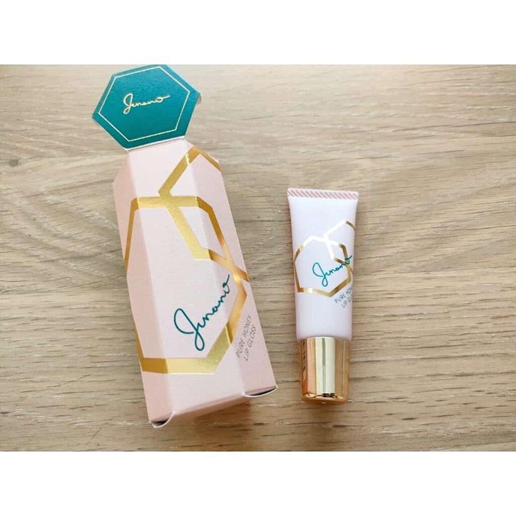 ピュアハニーリップグロス/Junano/リップ美容液を使ったクチコミ（1枚目）