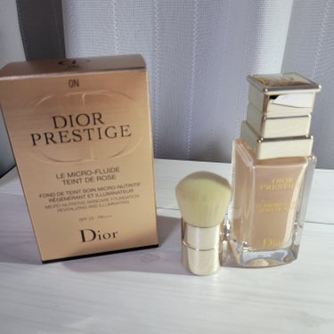 プレステージ ル フルイド タン ドゥ ローズ/Dior/リキッドファンデーションを使ったクチコミ（4枚目）