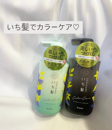 カラーケア&ベーストリートメント in シャンプー/コンディショナー/いち髪/シャンプー・コンディショナーを使ったクチコミ（1枚目）