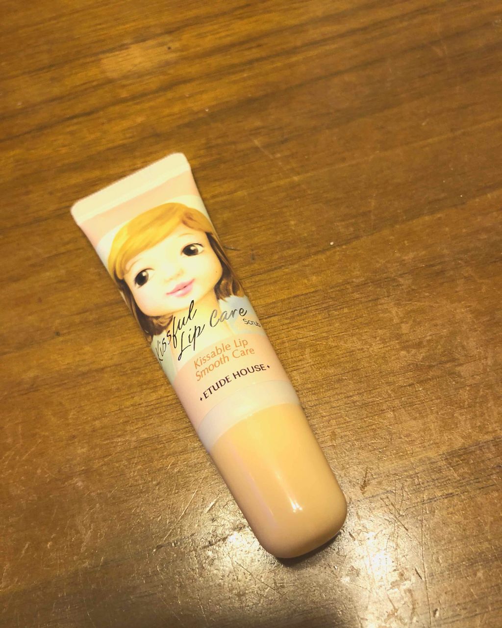 キスフル リップケア スクラブ/ETUDE/リップスクラブを使ったクチコミ（1枚目）