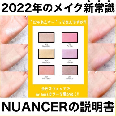 2022年になりました✨
皆さま、あけましておめでとうございます。
【ADDCTIONのザ ブラッシュニュアンサー】を
全色スウォッチしていきます〜💁‍♀️

そもそも、ニュアンサーとは…😳?!
公式サ