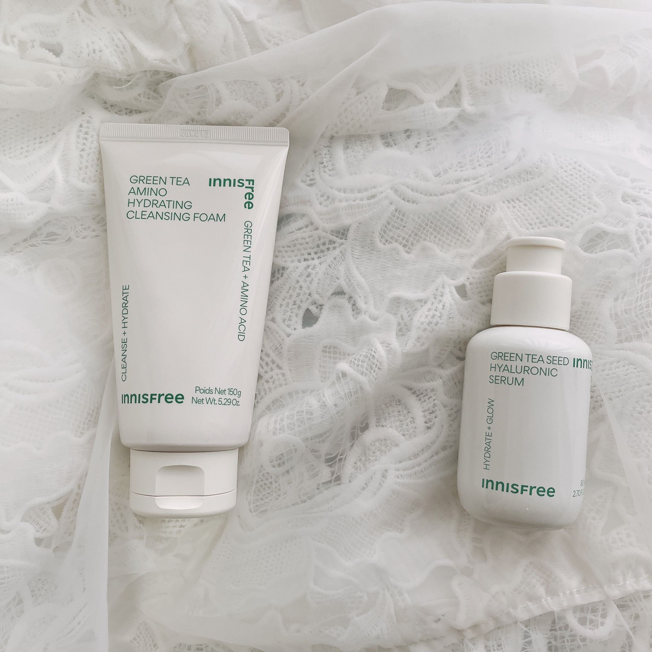 グリーンティーシード ヒアルロン セラム　/innisfree/美容液を使ったクチコミ（2枚目）