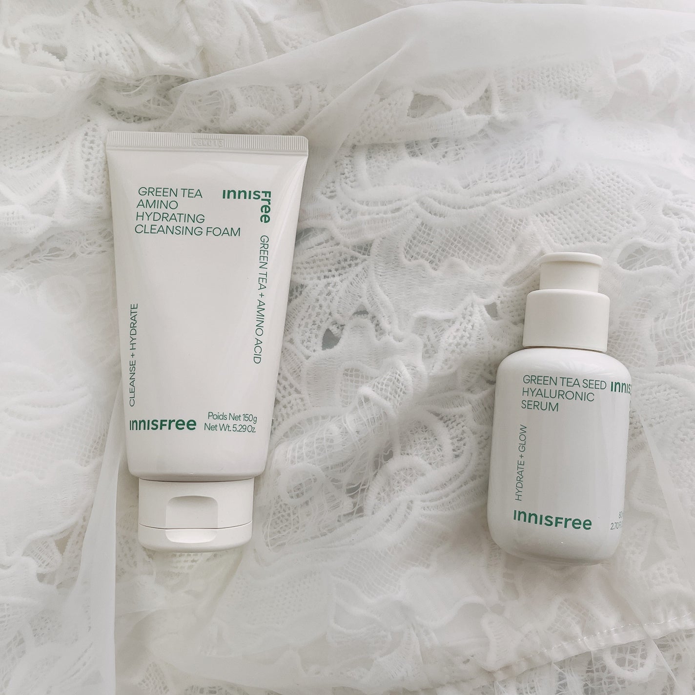 グリーンティーシード ヒアルロン セラム /innisfree/美容液を使ったクチコミ(2枚目)