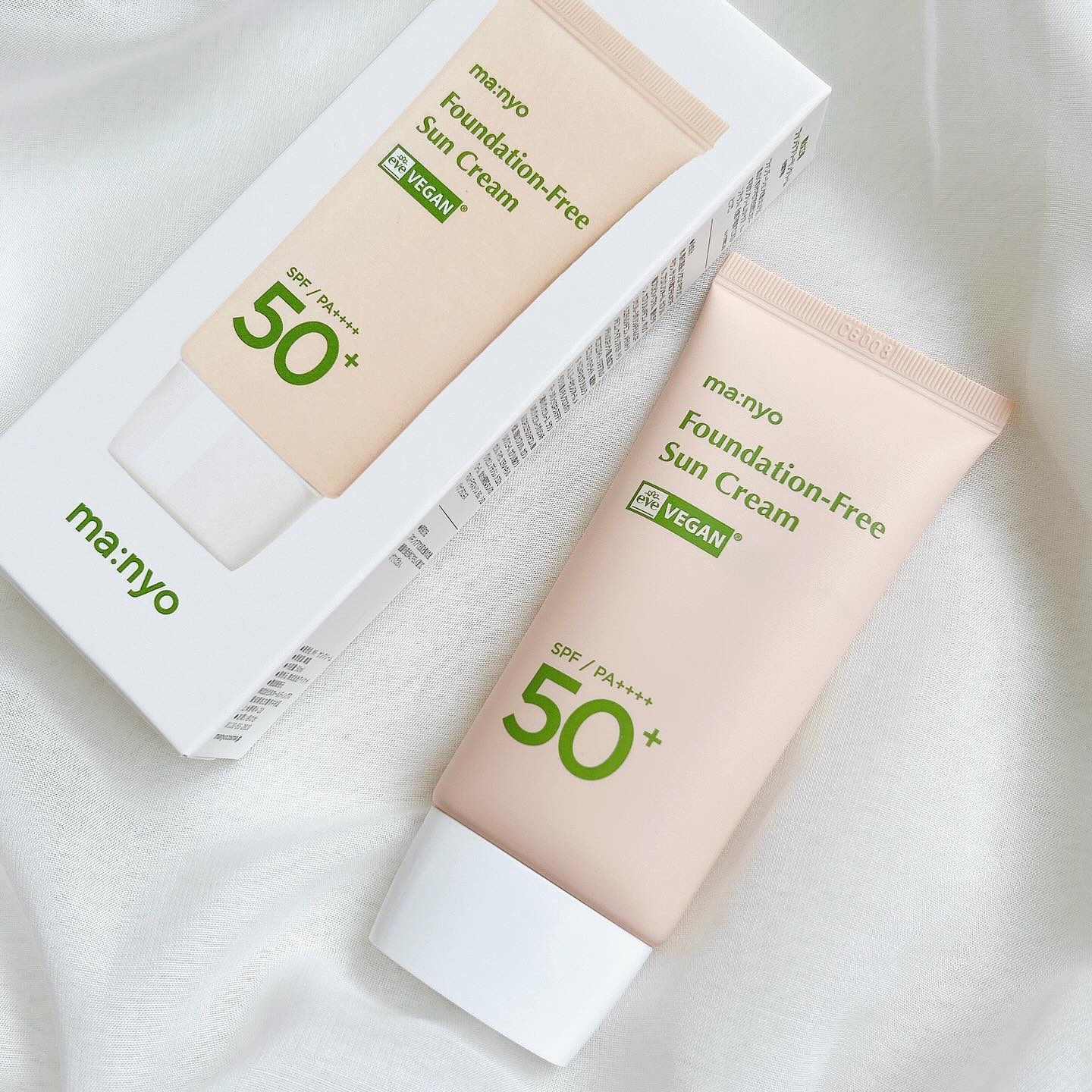 ファンデフリー サンクリーム/manyo/日焼け止めクリームを使ったクチコミ（1枚目）