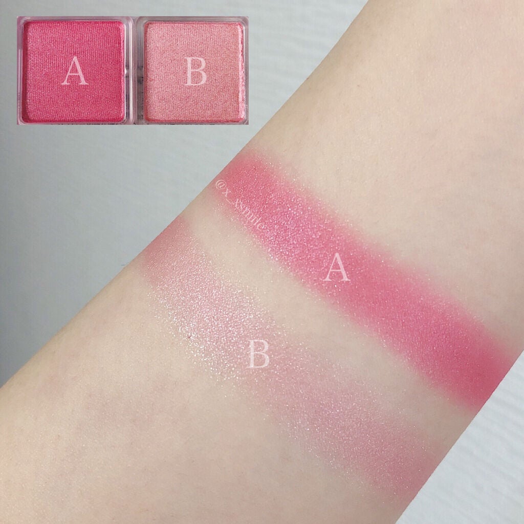 ツイン カラー アイシャドウ/ちふれ/アイシャドウパレットを使ったクチコミ(2枚目)