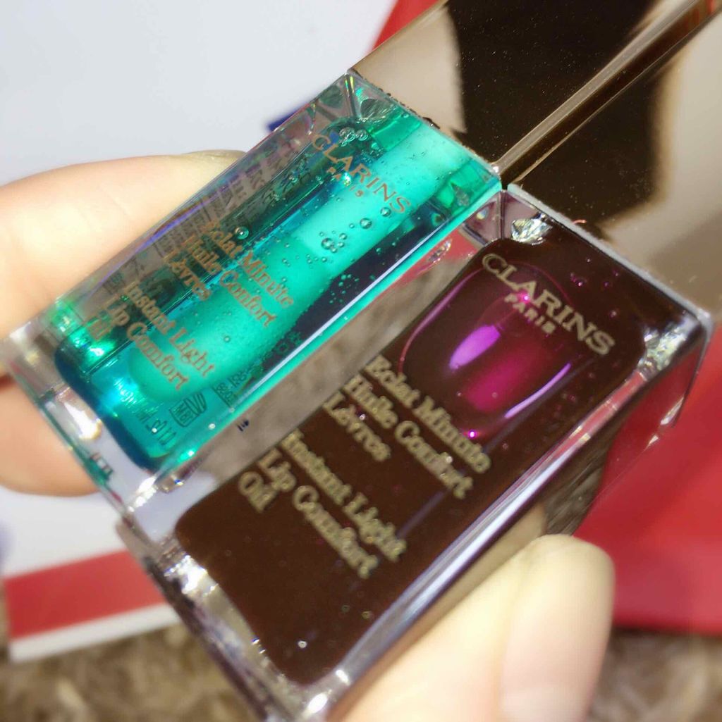 コンフォート リップオイル  06 mint/CLARINS/リップグロスを使ったクチコミ（1枚目）