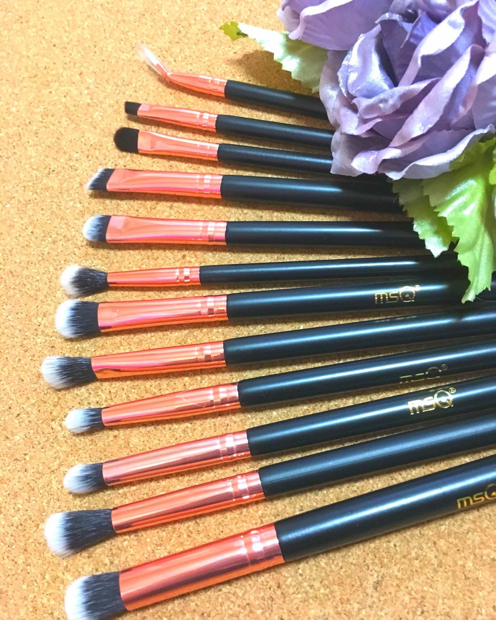 アイシャドウ ブラシ 12本セット/MSQ/メイクブラシを使ったクチコミ(1枚目)