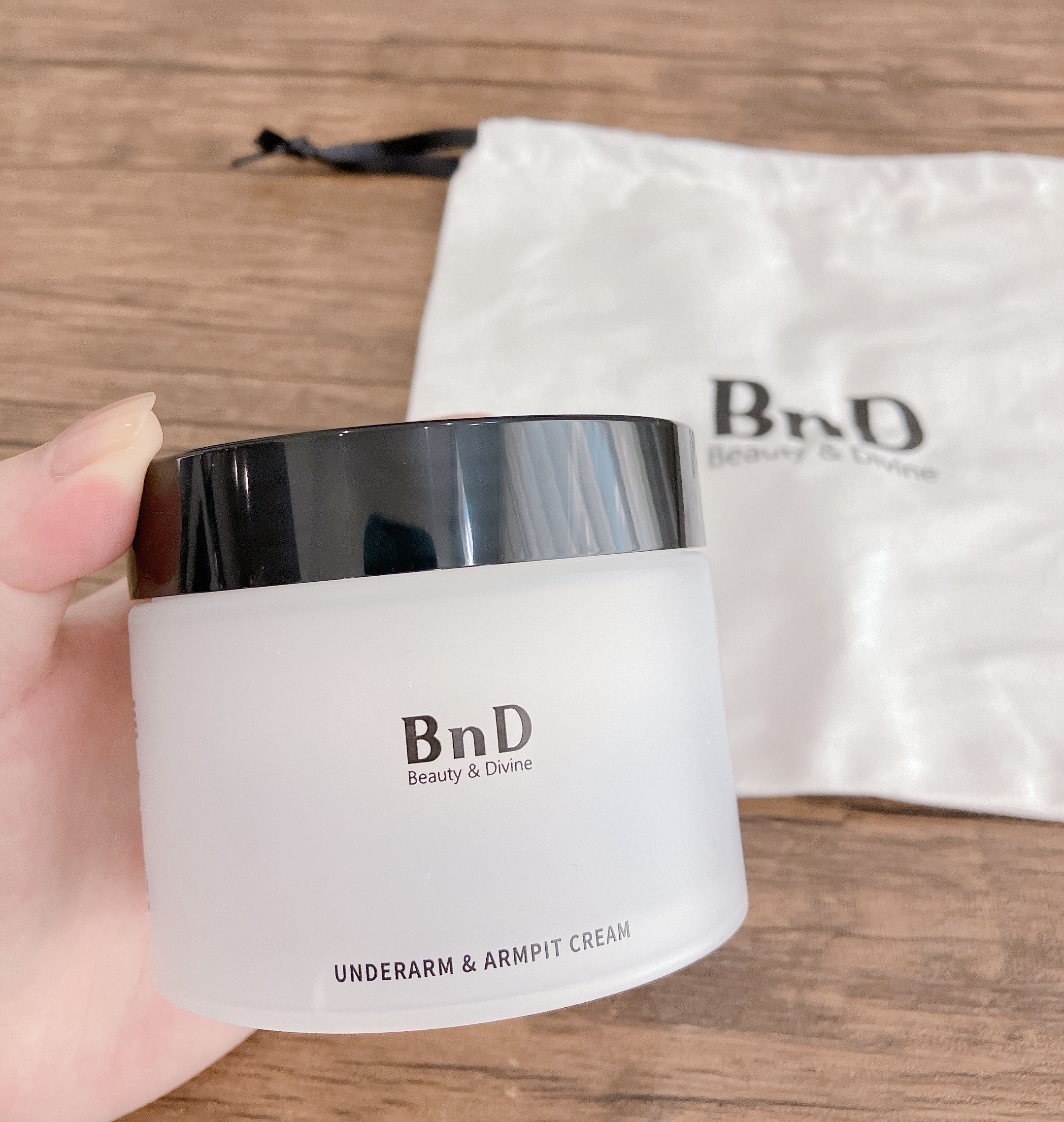 BnDアンダーアームクリーム(ボディクリーム)/BnD/デリケートゾーンケアを使ったクチコミ（1枚目）