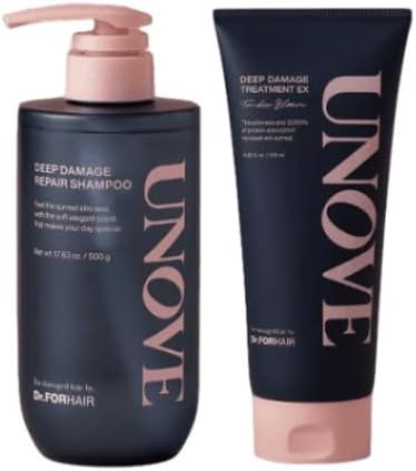 UNOVE シャンプー&トリートメントセット 試してみた】UNOVE ディープダメージシャンプー&トリートメント