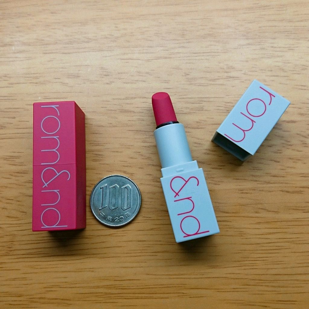 ジューシーラスティングティント/rom&nd/リップティントを使ったクチコミ（2枚目）