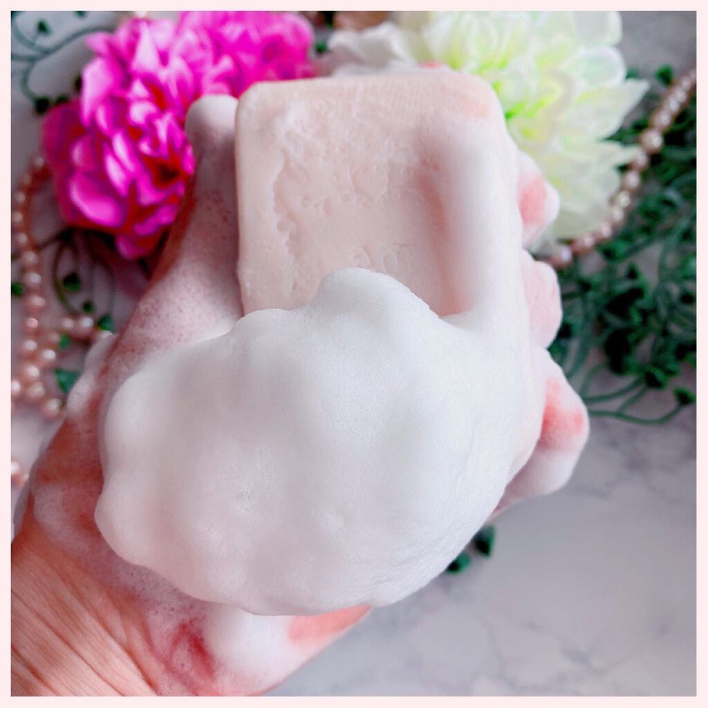 薔薇はちみつ石鹸/麗凍化粧品/洗顔石鹸を使ったクチコミ(4枚目)