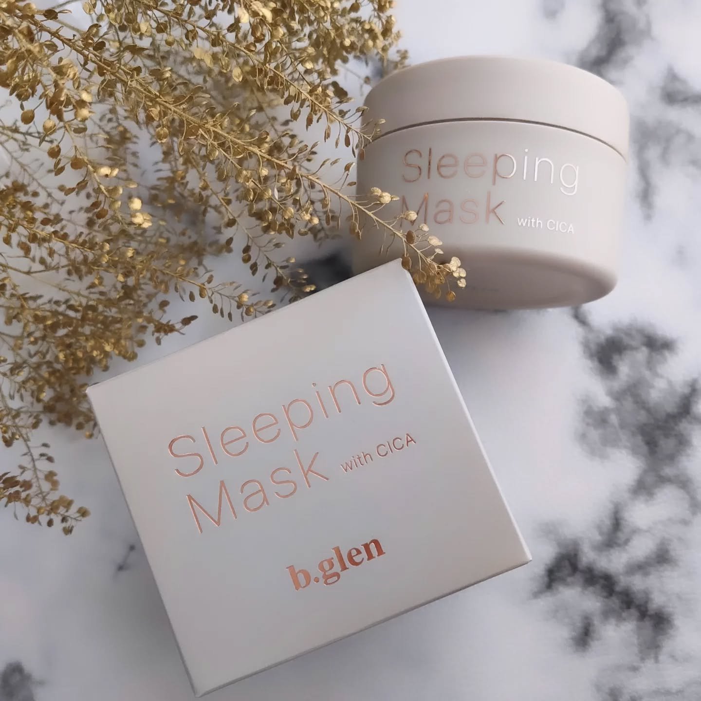 スリーピングマスク with CICA/b.glen/フェイスクリームを使ったクチコミ（2枚目）