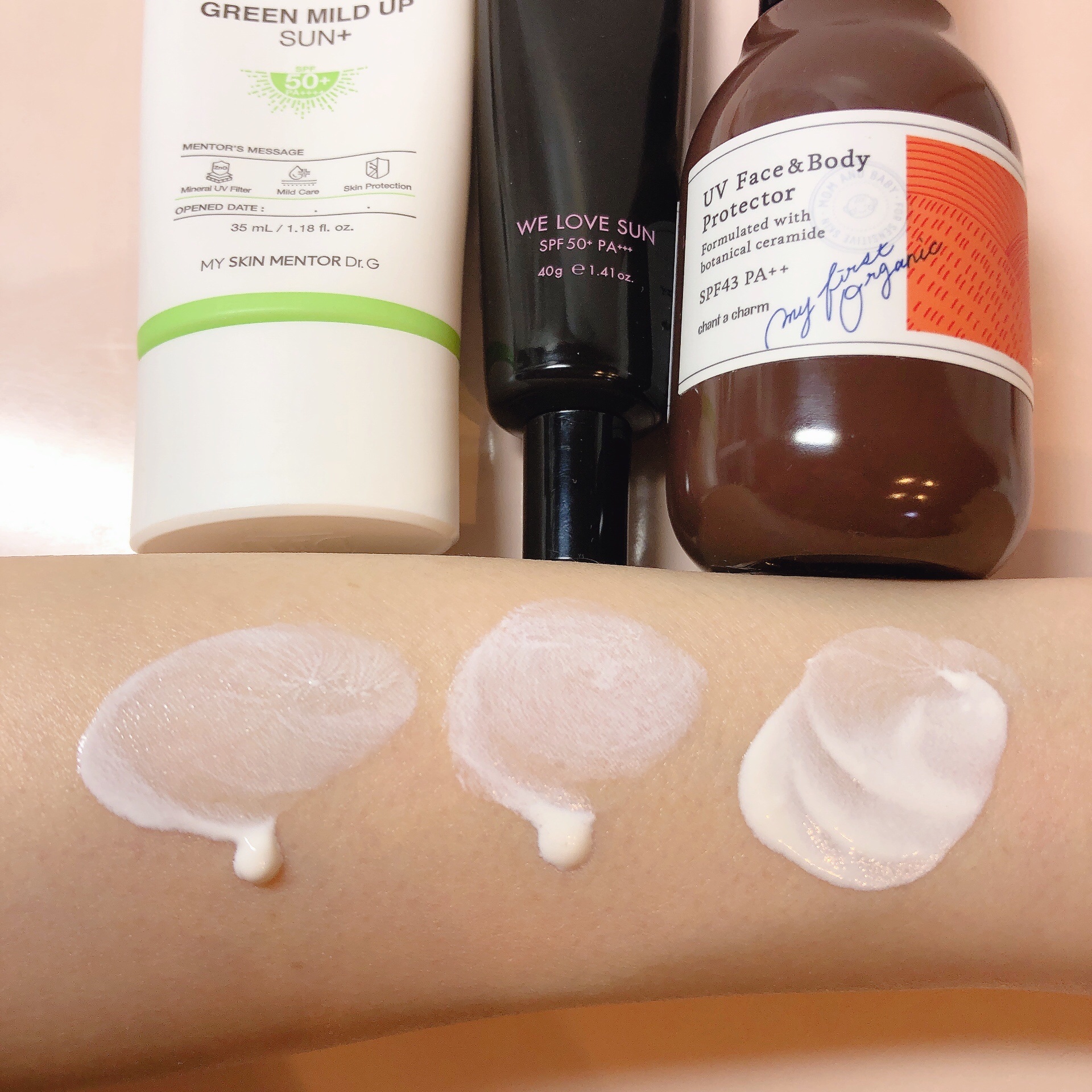 UVフェイス＆ボディプロテクター/chant a charm /日焼け止めミルクを使ったクチコミ（3枚目）