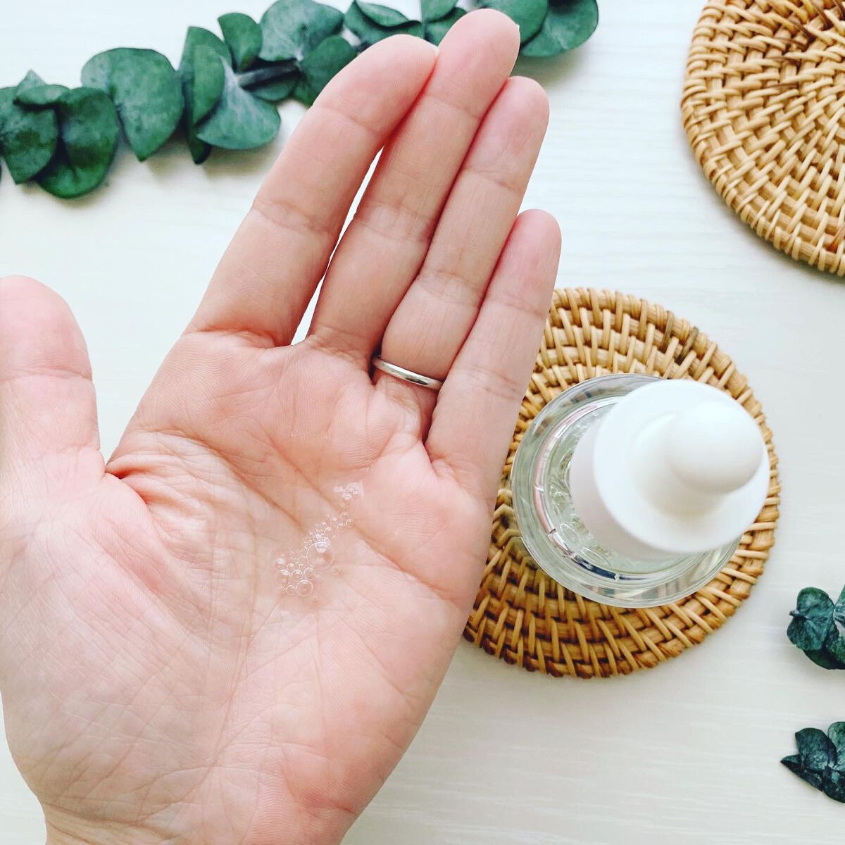 ティーツリーヒアルロン酸オイルフリーアンプル/Vertty/美容液を使ったクチコミ（3枚目）