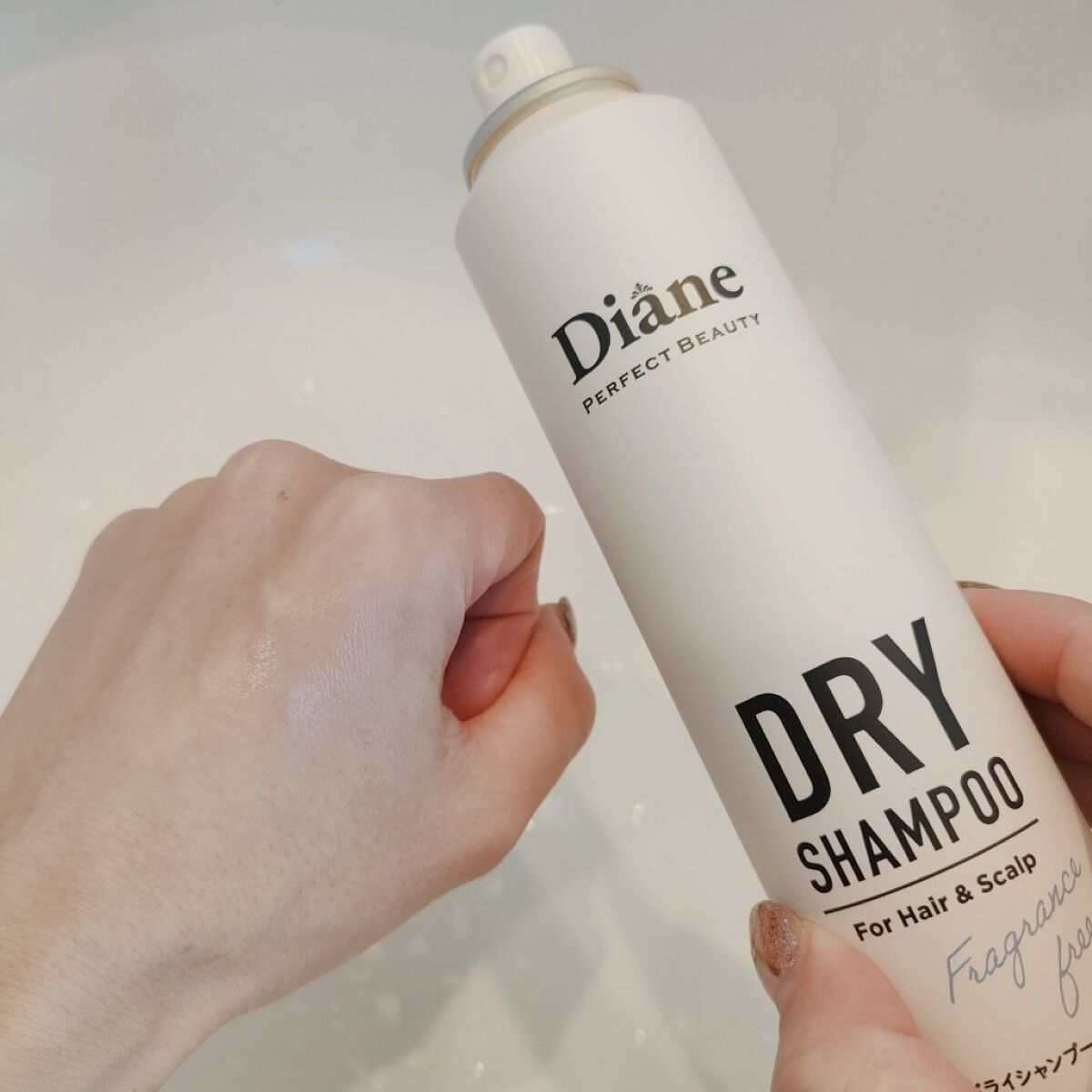 パーフェクトビューティー ドライシャンプー 無香料/ダイアン/ドライシャンプーを使ったクチコミ（2枚目）