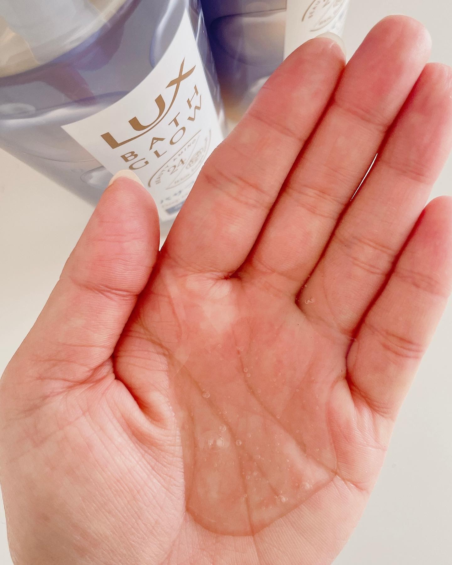 バスグロウ ディープモイスチャー&シャイン シャンプー/トリートメント/LUX/市販シャンプーを使ったクチコミ（3枚目）