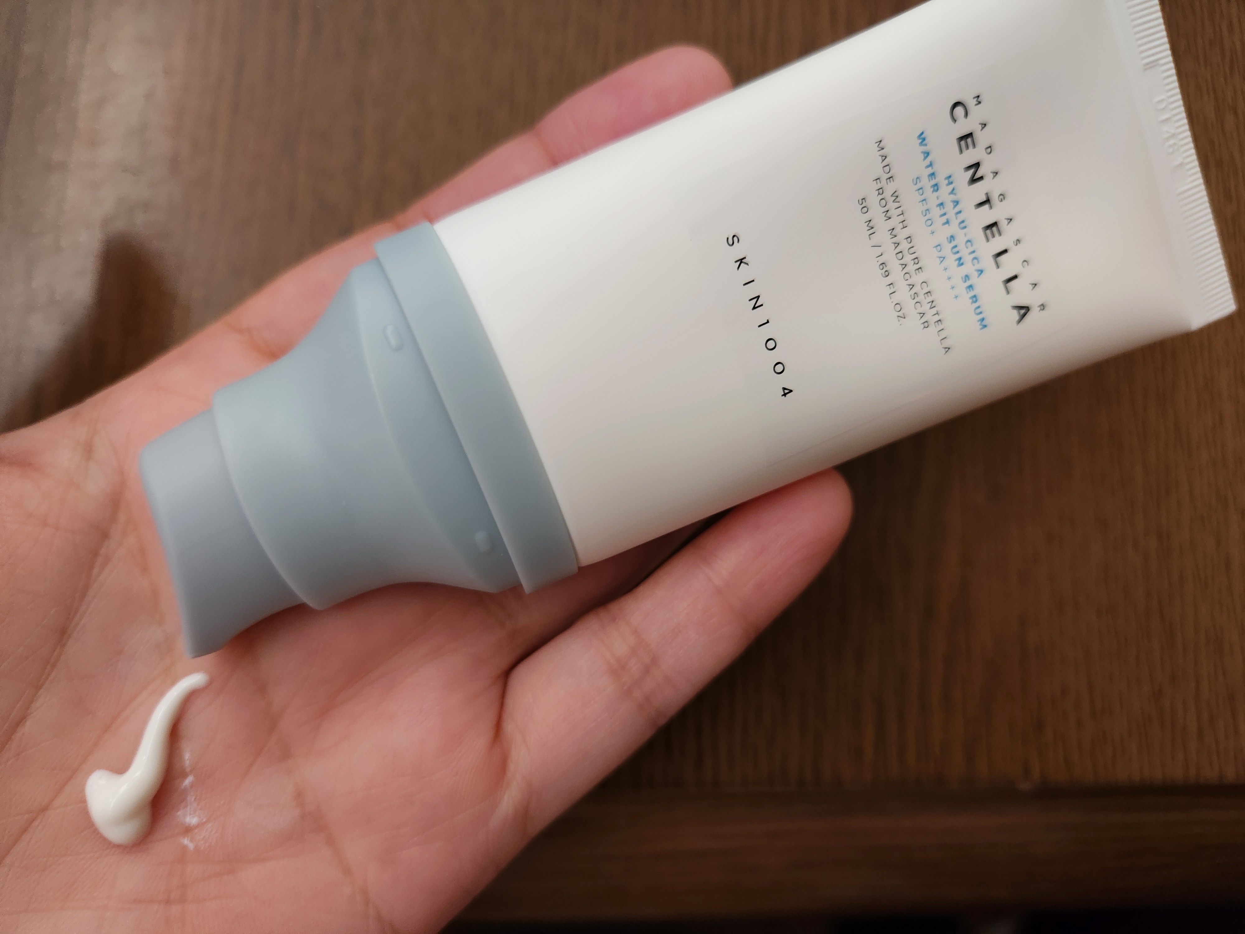 ヒアルーシカ ウォーターフィット サンセラム/SKIN1004/日焼け止めローションを使ったクチコミ（1枚目）