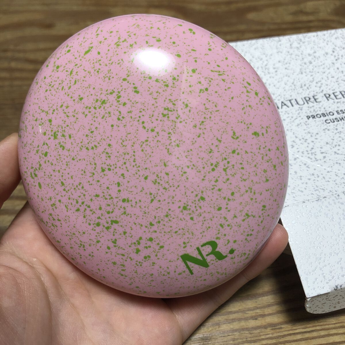 PROBIOエッセンスクッション/ネイチャーリパブリック/クッションファンデーションを使ったクチコミ（2枚目）